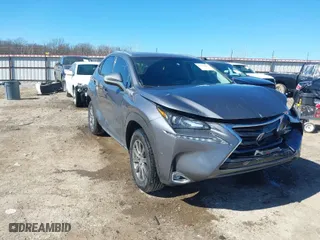 2015 Lexus NX 200t with VIN JTJBARBZ5F2043314, listed as a IAAI auction lot 41612853 with 157,753 mi miles. Bid and sale history available at carsss.com. Image 1.