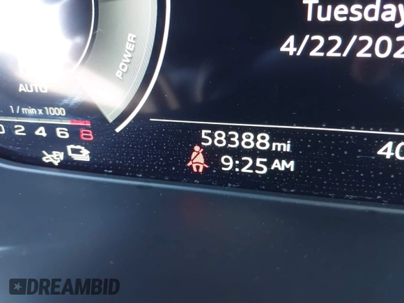 2021 Audi Q5 Premium with VIN WA1G2AFY4M2044986, listed as a IAAI auction lot 42073573 with 58,388 mi miles and . Bid and sale history available at DreamBid. Image 15.