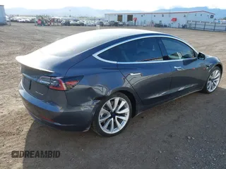 2020 Tesla Model 3 Long Range with VIN 5YJ3E1EB3LF801834, listed as a IAAI auction lot 42015079 with 47,793 mi miles. Bid and sale history available at carsss.com. Image 4.