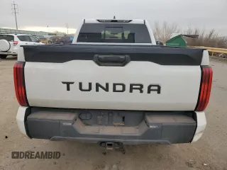 2022 Toyota Tundra SR5 with VIN 5TFLA5DA7NX044358, listed as a Copart auction lot 85799994 with 33,922 mi miles and Salvage title. Bid and sale history available at DreamBid. Image 6.