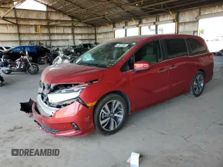 2022 Honda Odyssey Touring z VIN 5FNRL6H89NB053400, wystawiony jako Copart lot #60657685 z przebiegiem 40 371 mil mil oraz Szkoda całkowita • Salvage title. Historia ofert i sprzedaży dostępna na DreamBid. Obrazek 1.