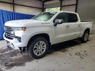 2023 Chevrolet Silverado 1500 LTZ with VIN 1GCUDGED8PZ109631, listed as a Copart auction lot 65185604 with 47,500 mi miles and Salvage Title. Bid and sale history available at carsss.com. Image 1.