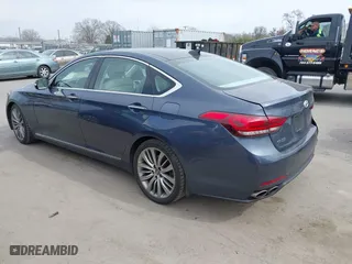 2015 Hyundai Genesis 5.0L with VIN KMHGN4JF7FU085068, listed as a IAAI auction lot 41679660 with 66,540 mi miles. Bid and sale history available at carsss.com. Image 14.