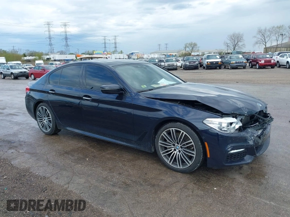 2018 BMW 5 Series 540i xDrive with VIN WBAJE7C58JWD49881, listed as a IAAI auction lot 42091065 with 73,542 mi miles and . Bid and sale history available at DreamBid. Image 1.