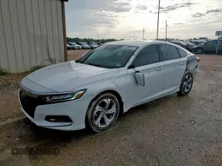 2019 Honda Accord EX with VIN 1HGCV1F46KA032318, listed as a Copart auction lot 64580315 with 67,230 mi miles and Salvage title. Bid and sale history available at DreamBid. Image 1.