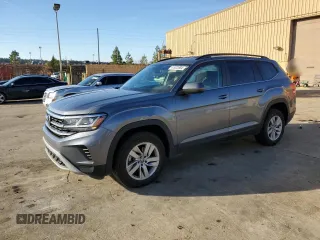 2021 Volkswagen Atlas S z VIN 1V2GP2CA3MC556977, wystawiony jako Copart lot #41922684 z przebiegiem 38 228 mil mil oraz . Historia ofert i sprzedaży dostępna na DreamBid. Obrazek 1.