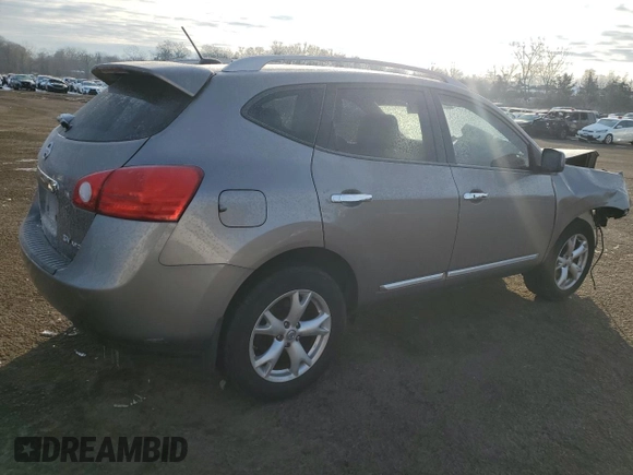 2011 Nissan Rogue S z VIN JN8AS5MV0BW256046, wystawiony jako Copart lot #42168655 z przebiegiem 184 634 mil mil oraz Szkody całkowita. Historia ofert i sprzedaży dostępna na DreamBid. Obrazek 3.