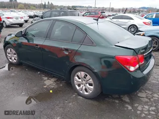 2014 Chevrolet Cruze LS with VIN 1G1PB5SH4E7214490, listed as a IAAI auction lot 41745330 with 110,698 mi miles. Bid and sale history available at carsss.com. Image 3.