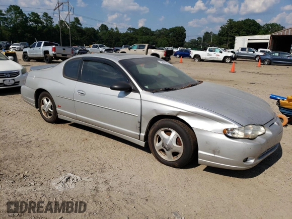2004 Chevrolet Monte Carlo SS with VIN 2G1WX12K249117173, listed as a Copart auction lot 58361374 with 142,062 mi miles and Salvage Title. Bid and sale history available at carsss.com. Image 4.