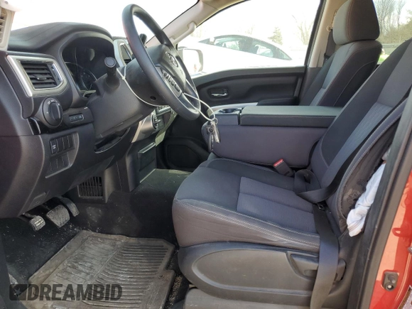 2020 Nissan Titan S with VIN 1N6AA1EC0LN508421, listed as a Copart auction lot 46728665 with 46,858 mi miles and Salvage title. Bid and sale history available at DreamBid. Image 7.