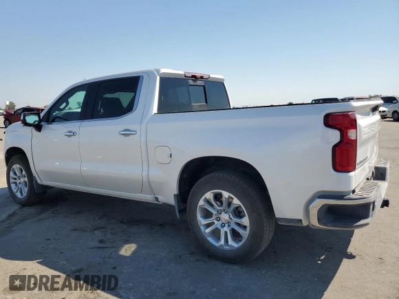 2023 Chevrolet Silverado 1500 LTZ with VIN 1GCUDGE86PZ318398, listed as a Copart auction lot 76702434 with 17,494 mi miles and Salvage Title. Bid and sale history available at carsss.com. Image 2.