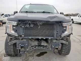 2018 Ford F-150 XL with VIN 1FTEW1E56JKC51982, listed as a Copart auction lot 46106735 with 67,168 mi miles and Salvage Title. Bid and sale history available at carsss.com. Image 5.