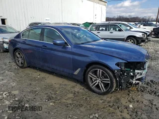 2022 BMW 5 Series 530i xDrive with VIN WBA13BJ01NWX68268, listed as a Copart auction lot 44119425 with 39,122 mi miles and Salvage Title. Bid and sale history available at carsss.com. Image 4.