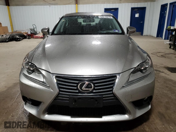 2015 Lexus IS 250 with VIN JTHCF1D29F5019038, listed as a Copart auction lot 53210275 with 55,348 mi miles and Salvage Title. Bid and sale history available at DreamBid. Image 5.