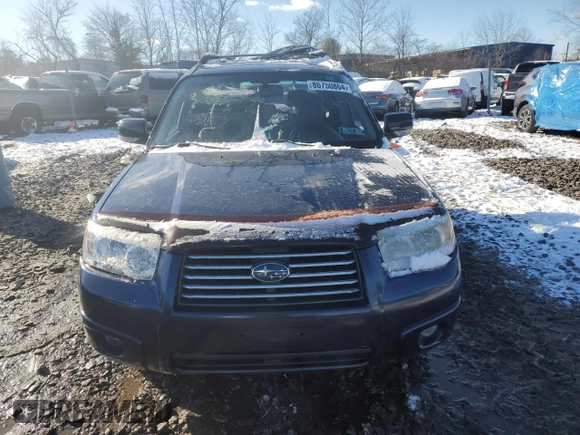 2006 Subaru Forester 2.5 X w/Premium Pkg with VIN JF1SG65666H745548, listed as a Copart auction lot 86750864 with 191,494 mi miles and Salvage Title. Bid and sale history available at carsss.com. Image 5.
