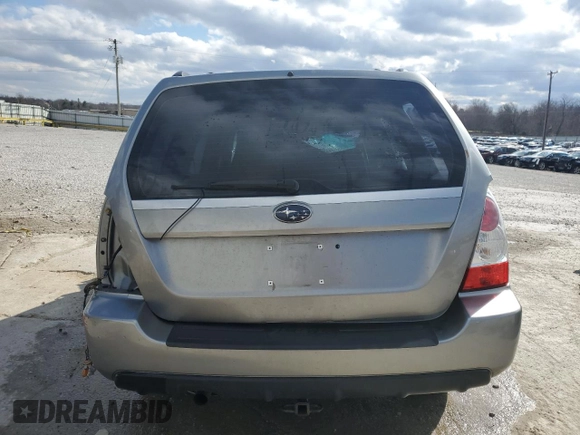 2007 Subaru Forester X with VIN JF1SG63617G737870, listed as a Copart auction lot 47100755 with 0 mi miles and Salvage Title. Bid and sale history available at carsss.com. Image 6.