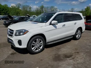 2017 Mercedes-Benz GLS 450 z VIN 4JGDF6EE0HA748756, wystawiony jako Copart lot #55153275 z przebiegiem 158 463 mil mil oraz Szkoda całkowita • Salvage title. Historia ofert i sprzedaży dostępna na DreamBid. Obrazek 1.