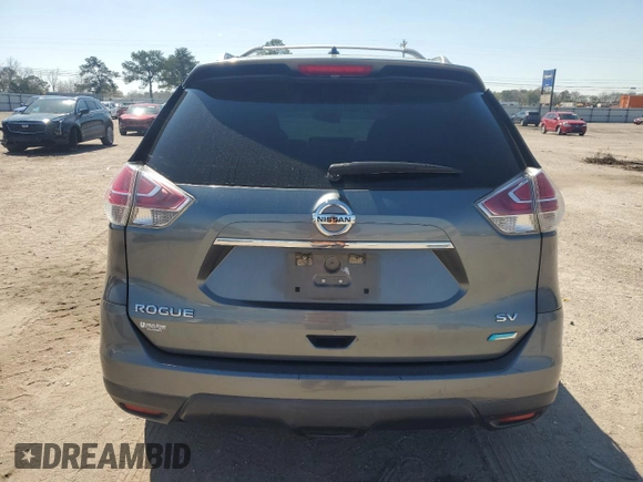 2014 Nissan Rogue SV with VIN 5N1AT2MT3EC849746, listed as a Copart auction lot 48716175 with 184,828 mi miles and Salvage Title. Bid and sale history available at DreamBid. Image 6.