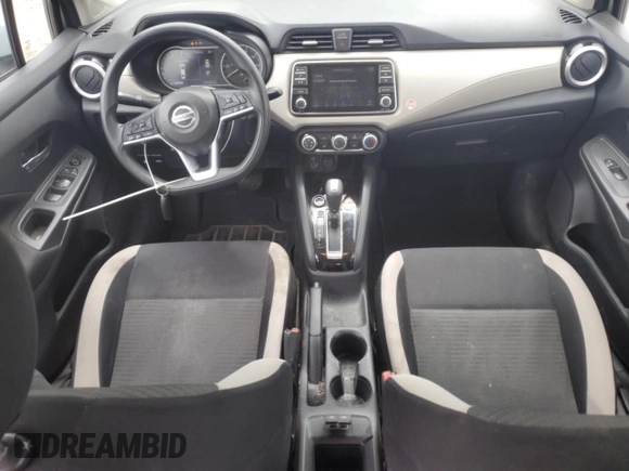 2021 Nissan Versa SV with VIN 3N1CN8EV3ML830906, listed as a Copart auction lot 54612805 with 103,120 mi miles and Salvage title. Bid and sale history available at DreamBid. Image 8.