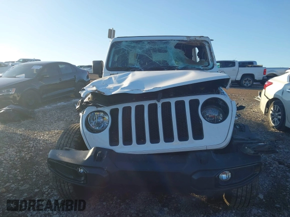 2021 Jeep Wrangler Unlimited Sahara with VIN 1C4HJXEG1MW597905, listed as a IAAI auction lot 41327138 with Not provided miles and . Bid and sale history available at DreamBid. Image 13.