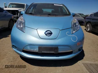 2015 Nissan LEAF S with VIN 1N4AZ0CP0FC310990, listed as a Copart auction lot 64315325 with 80,860 mi miles and Salvage title. Bid and sale history available at DreamBid. Image 5.