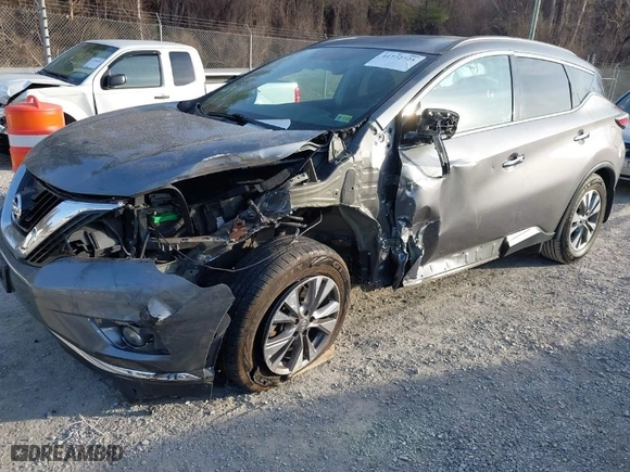 2018 Nissan Murano S with VIN 5N1AZ2MH2JN114359, listed as a IAAI auction lot 41772725 with 81,473 mi miles. Bid and sale history available at carsss.com. Image 2.