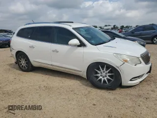 2014 Buick Enclave Leather with VIN 5GAKRBKD5EJ296646, listed as a Copart auction lot 54854175 with 154,345 mi miles and Salvage Title. Bid and sale history available at DreamBid. Image 4.
