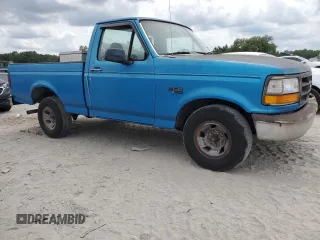 1995 Ford F-150 z VIN 1FTDF15Y7SNA97918, wystawiony jako Copart lot #56505725 z przebiegiem 296 106 mil mil oraz Czysty tytuł • Clean title. Historia ofert i sprzedaży dostępna na DreamBid. Obrazek 4.