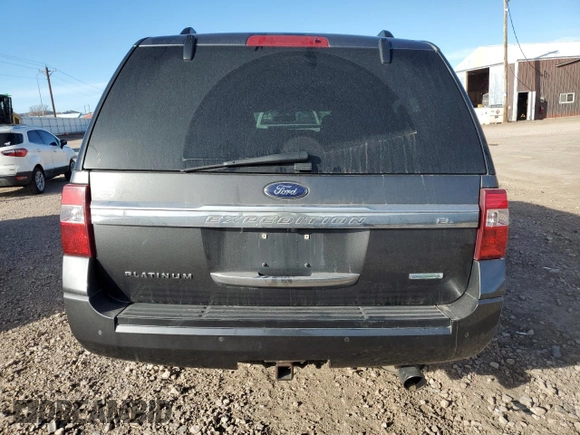 2017 Ford Expedition EL Platinum with VIN 1FMJK1MT3HEA30953, listed as a Copart auction lot 79751474 with 96,951 mi miles and Salvage Title. Bid and sale history available at carsss.com. Image 6.