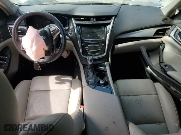2017 Cadillac CTS Sedan Luxury RWD with VIN 1G6AR5SX1H0157648, listed as a Copart auction lot 53777455 with 82,083 mi miles and Salvage Title. Bid and sale history available at carsss.com. Image 8.