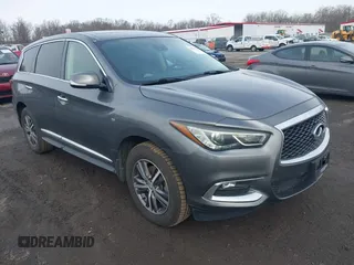 2020 Infiniti QX60 LUXE with VIN 5N1DL0MM7LC512844, listed as a IAAI auction lot 41512115 with 41,060 mi miles. Bid and sale history available at carsss.com. Image 1.