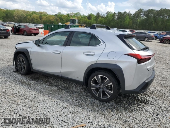 2019 Lexus UX 250h with VIN JTHU9JBH1K2000806, listed as a Copart auction lot 58068005 with 69,661 mi miles and Salvage title. Bid and sale history available at DreamBid. Image 2.
