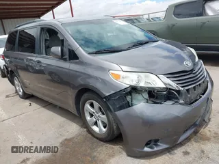 2015 Toyota Sienna LE AAS with VIN 5TDKK3DC8FS531431, listed as a IAAI auction lot 42372601 with 63,633 mi miles and . Bid and sale history available at DreamBid. Image 1.