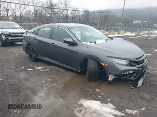 2020 Honda Civic Si with VIN 2HGFC1E55LH707320, listed as a IAAI auction lot 41569008 with 65,441 mi miles and . Bid and sale history available at DreamBid. Image 1.
