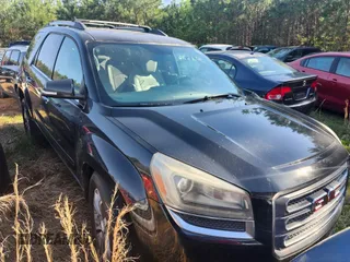 2013 GMC Acadia SLT with VIN 1GKKRRKD6DJ167728, listed as a IAAI auction lot 41897369 with 1 mi miles. Bid and sale history available at carsss.com. Image 1.