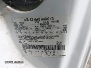 2012 Ford F-250 XL with VIN 1FT7X2A65CEC94866, listed as a IAAI auction lot 42110466 with 234,675 mi miles and . Bid and sale history available at DreamBid. Image 9.