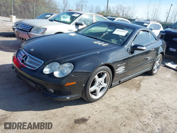 2005 Mercedes-Benz SL 55 AMG with VIN WDBSK74F35F103586, listed as a IAAI auction lot 41958469 with Not provided miles and . Bid and sale history available at DreamBid. Image 2.