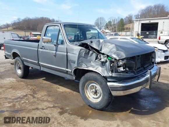 1995 Ford F-250 with VIN 2FTHF25H8SCA12128, listed as a IAAI auction lot 41806359 with 90,950 mi miles. Bid and sale history available at carsss.com. Image 1.