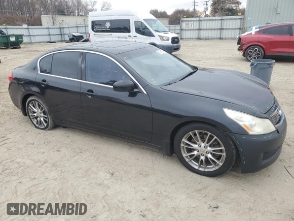 2008 Infiniti G35 Journey with VIN JNKBV61E38M212210, listed as a Copart auction lot 82991394 with 162,116 mi miles and Salvage title. Bid and sale history available at DreamBid. Image 4.