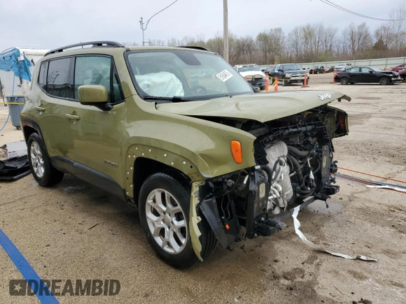2015 Jeep Renegade Latitude with VIN ZACCJABTXFPB82218, listed as a Copart auction lot 51634875 with 185,757 mi miles and Salvage Title. Bid and sale history available at carsss.com. Image 4.