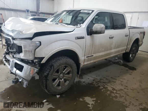 2018 Ford F-150 XL with VIN 1FTFW1E13JFD56117, listed as a Copart auction lot 50377485 with 0 mi miles and Salvage Title. Bid and sale history available at carsss.com. Image 1.