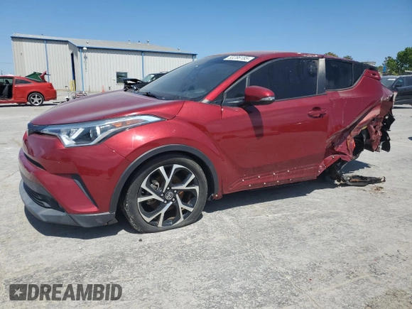 2018 Toyota C-HR XLE with VIN NMTKHMBX5JR059979, listed as a Copart auction lot 53286185 with 39,054 mi miles and Clean Title. Bid and sale history available at carsss.com. Image 1.