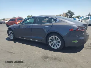 2018 Tesla Model S 75D with VIN 5YJSA1E25JF243778, listed as a Copart auction lot 63118345 with 23,356 mi miles and Salvage title. Bid and sale history available at DreamBid. Image 2.