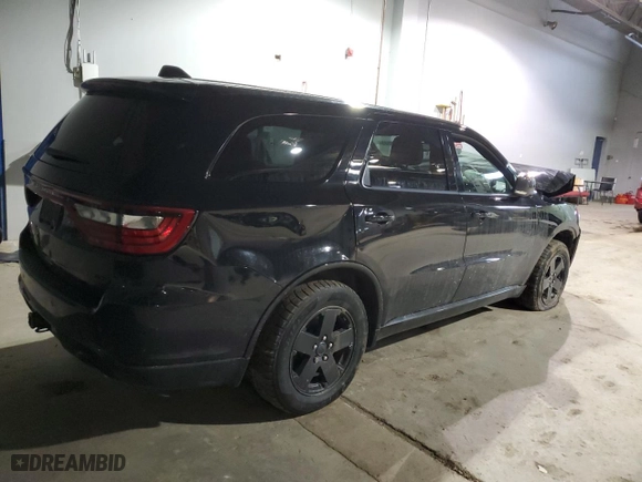 2020 Dodge Durango GT Plus with VIN 1C4RDJDG6LC406215, listed as a Copart auction lot 87589585 with 118,061 mi miles and Salvage Title. Bid and sale history available at carsss.com. Image 3.