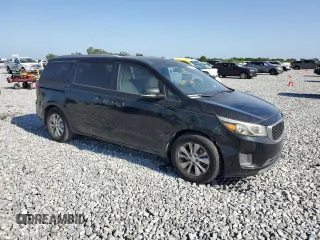 2015 Kia Sedona LX with VIN KNDMB5C1XF6051461, listed as a Copart auction lot 54203275 with 101,193 mi miles and Salvage Title. Bid and sale history available at DreamBid. Image 4.