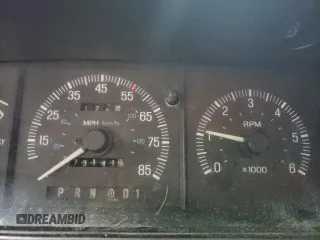 1989 Ford Bronco XL with VIN 1FMEU15NXKLB49467, listed as a Copart auction lot 86373764 with 73,141 mi miles and Salvage Title. Bid and sale history available at carsss.com. Image 9.