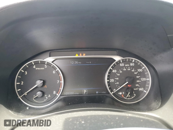 2019 Nissan Altima SV with VIN 1N4BL4DV8KC147512, listed as a Copart auction lot 57482725 with 109,300 mi miles and Salvage title. Bid and sale history available at DreamBid. Image 9.