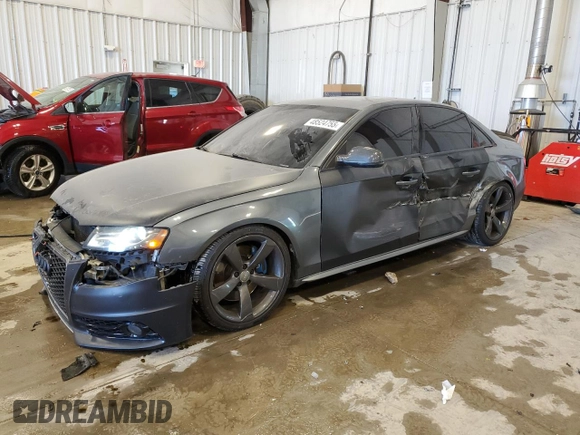 2012 Audi S4 Prestige with VIN WAUKGAFL4CA096898, listed as a Copart auction lot 48524755 with 126,552 mi miles and Non Repairable. Bid and sale history available at carsss.com. Image 1.
