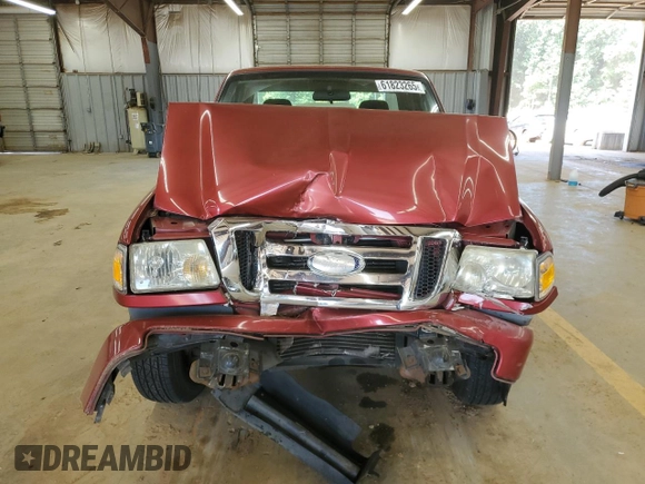 2009 Ford Ranger XL with VIN 1FTYR10D39PA15761, listed as a Copart auction lot 61823265 with 148,225 mi miles and Salvage title. Bid and sale history available at DreamBid. Image 5.
