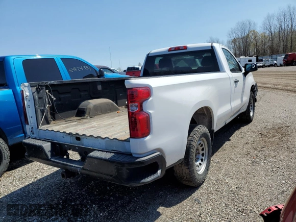 2020 Chevrolet Silverado 1500 Work Truck with VIN 3GCNWAEH7LG152902, listed as a Copart auction lot 53345215 with 139,498 mi miles and Clean Title. Bid and sale history available at carsss.com. Image 3.